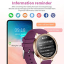 Elegant Bluetooth Fitness Tracker for Women Stylish Watch