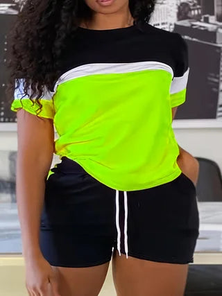 Plus Size Pocket Outfit Set