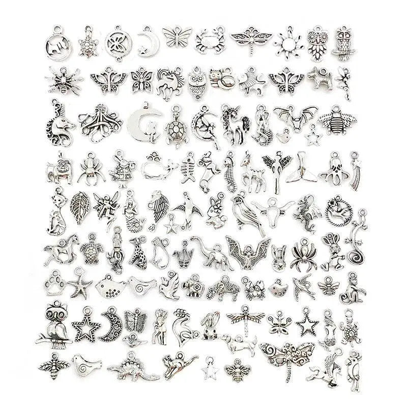 Animal Charm Beads Set DIY Crafters Dream Kit Creative Fun - OurLum.com