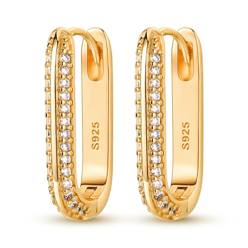 Mula Sterling Silver Gold U-shaped