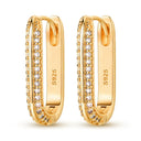 Mula Sterling Silver Golden Earrings