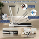 Three In One Folding Treadmill With Detachable Desk 12 Programs