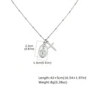 Gold Cross Pendant Necklace For Women