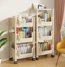 Space Saving Trolley Bookshelf For Home