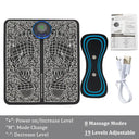 EMS Foot Massager Mat Electric TENS Feet Massager Pad Foldable Massage Mat Muscle Stimulation Fisioterapia Terapia Fisica Salud