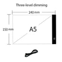 LED Drawing Board - 3 Dimmable Levels for Kids
