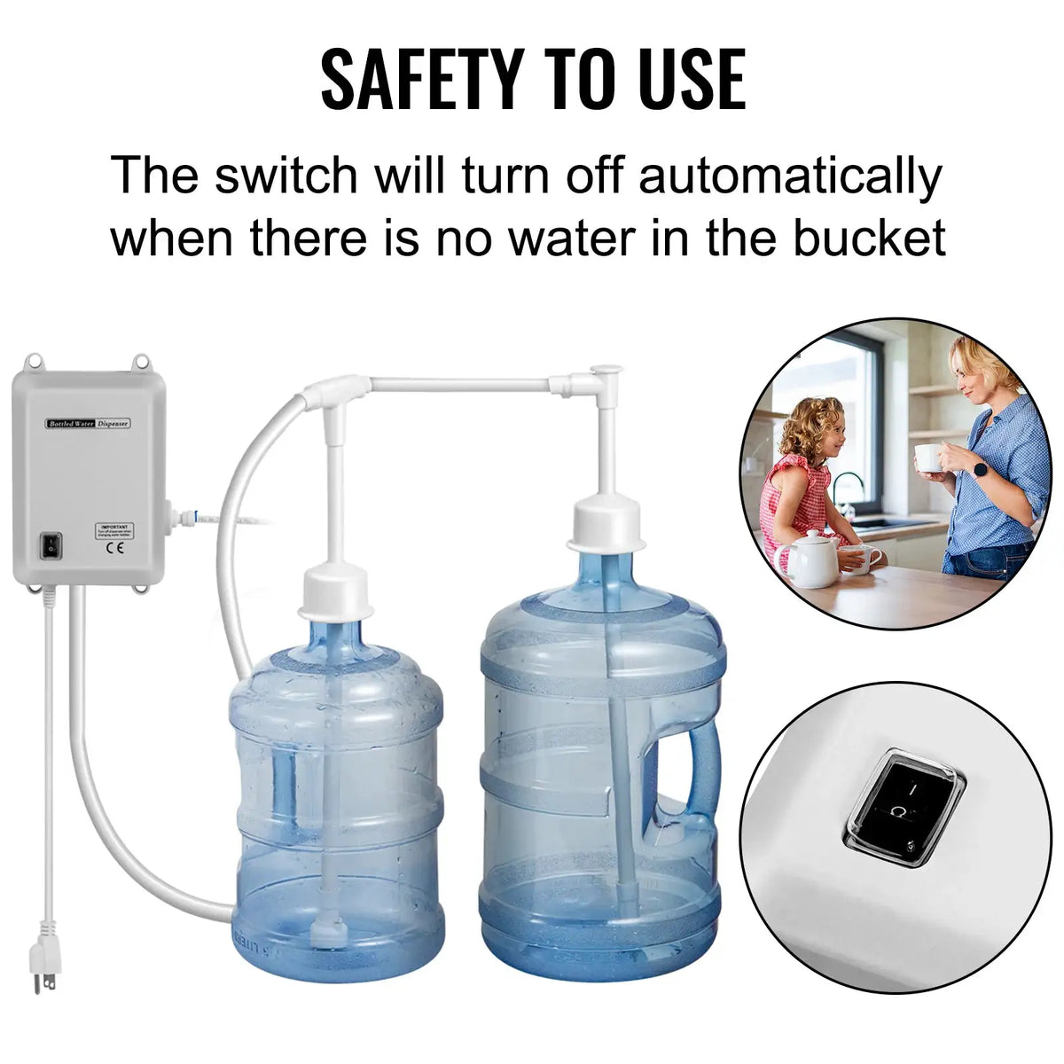 SucceBuy Water Bottle Dispenser Pump System Filter Softener — product view 6