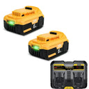 20V Lithium Ion Battery Pack 6000mAh for Power Tools