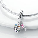 Silver Plated Charm Graduation Books