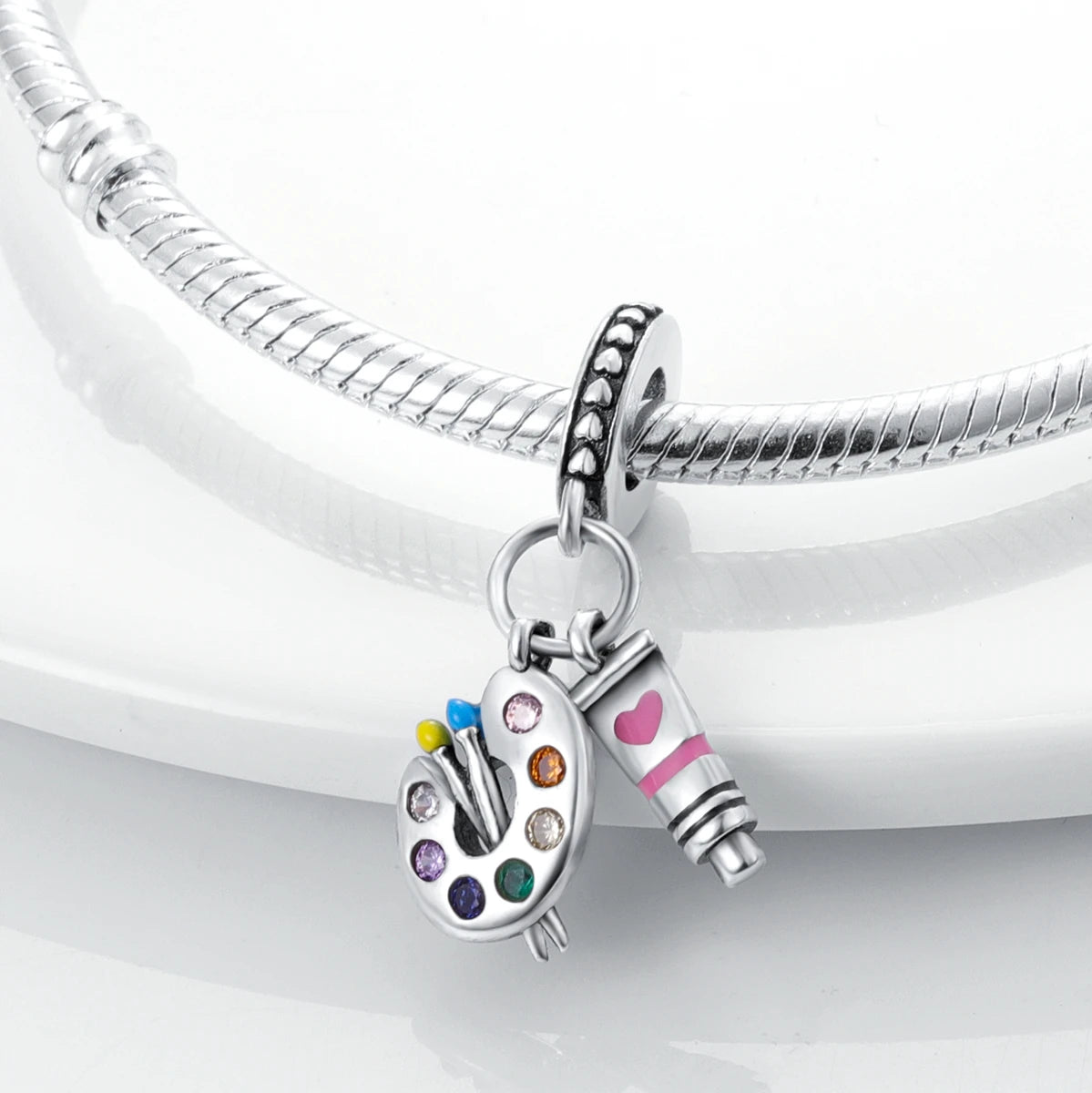 Silver Plated Charm Graduation Books