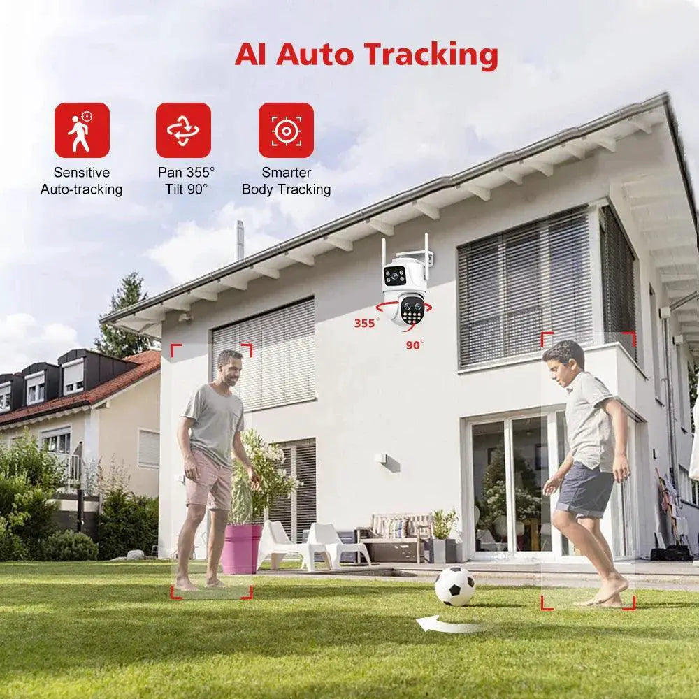 Outdoor Wifi Surveillance Camera With AI Auto Tracking