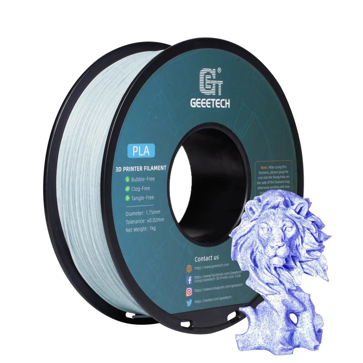 Marble PLA Filament for Decorative Models — product view 8