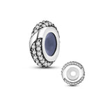 Silicone Spacer Beads Silver Plated