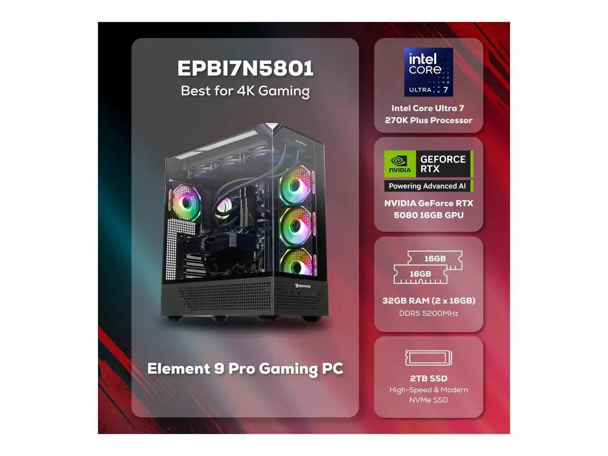 Ibuypower Gaming Desktop Pc Intel Core Ultra Plus Ssd — product view 8
