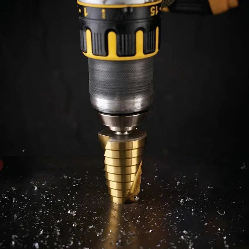 High Speed Impact Step Bits Hex Handle Set 6mm to 34mm