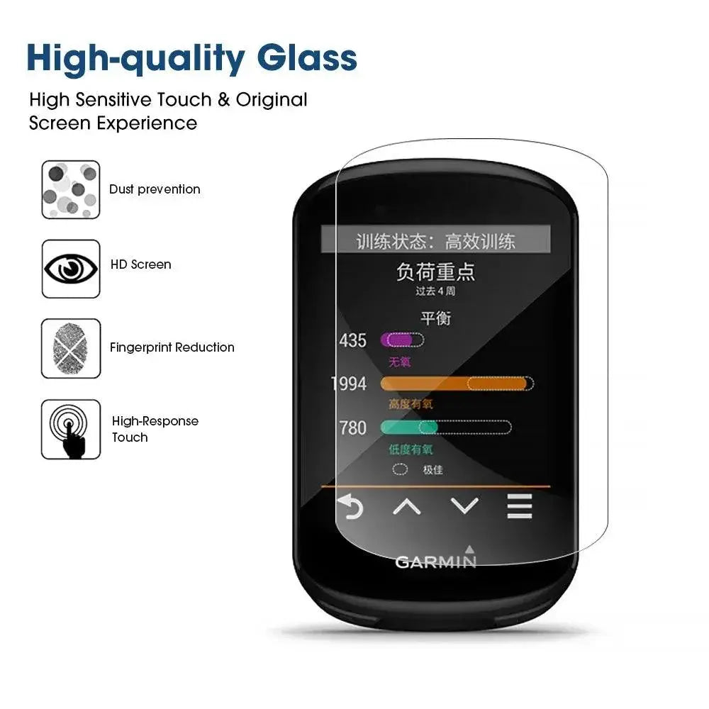 Garmin Edge HD Tempered Glass Screen Protector With HDMI