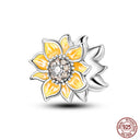 Sterling Silver Exquisite Flower Sunflower