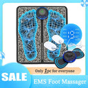 EMS Foot Massager Mat Electric TENS Feet Massager Pad Foldable Massage Mat Muscle Stimulation Fisioterapia Terapia Fisica Salud