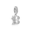 Sterling Silver Charm Star Letters