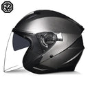 ORZ-705 Latest High Quality Motorcycle Helmet Half Covering Dual Lens Cascos para Motos Male Female Couple Capacetes de Moto