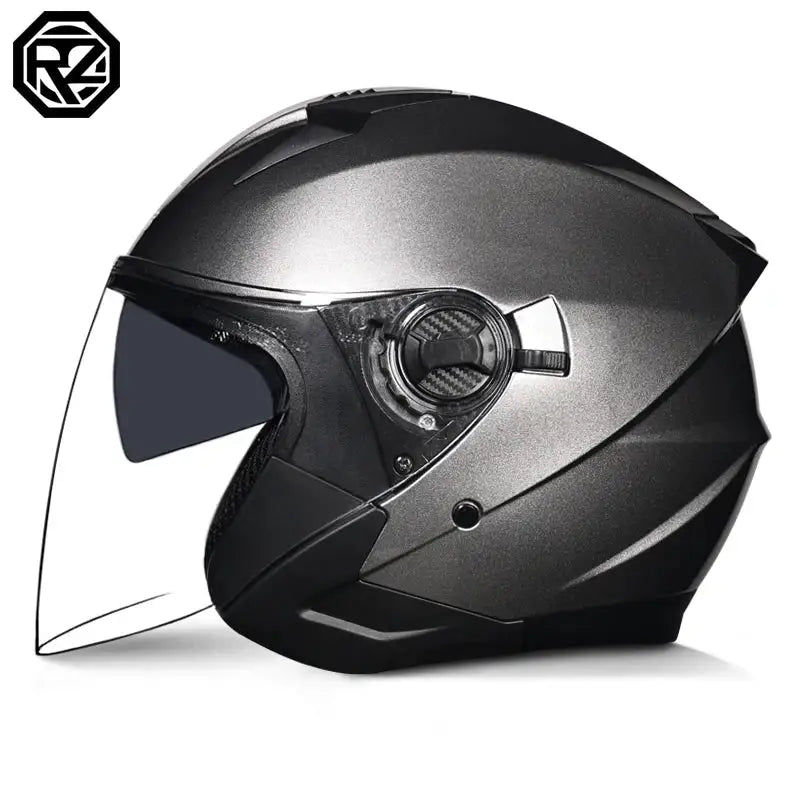 ORZ-705 Latest High Quality Motorcycle Helmet Half Covering Dual Lens Cascos para Motos Male Female Couple Capacetes de Moto