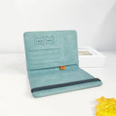 Vintage RFID Passport Holder Stylish PU Leather Travel Wallet