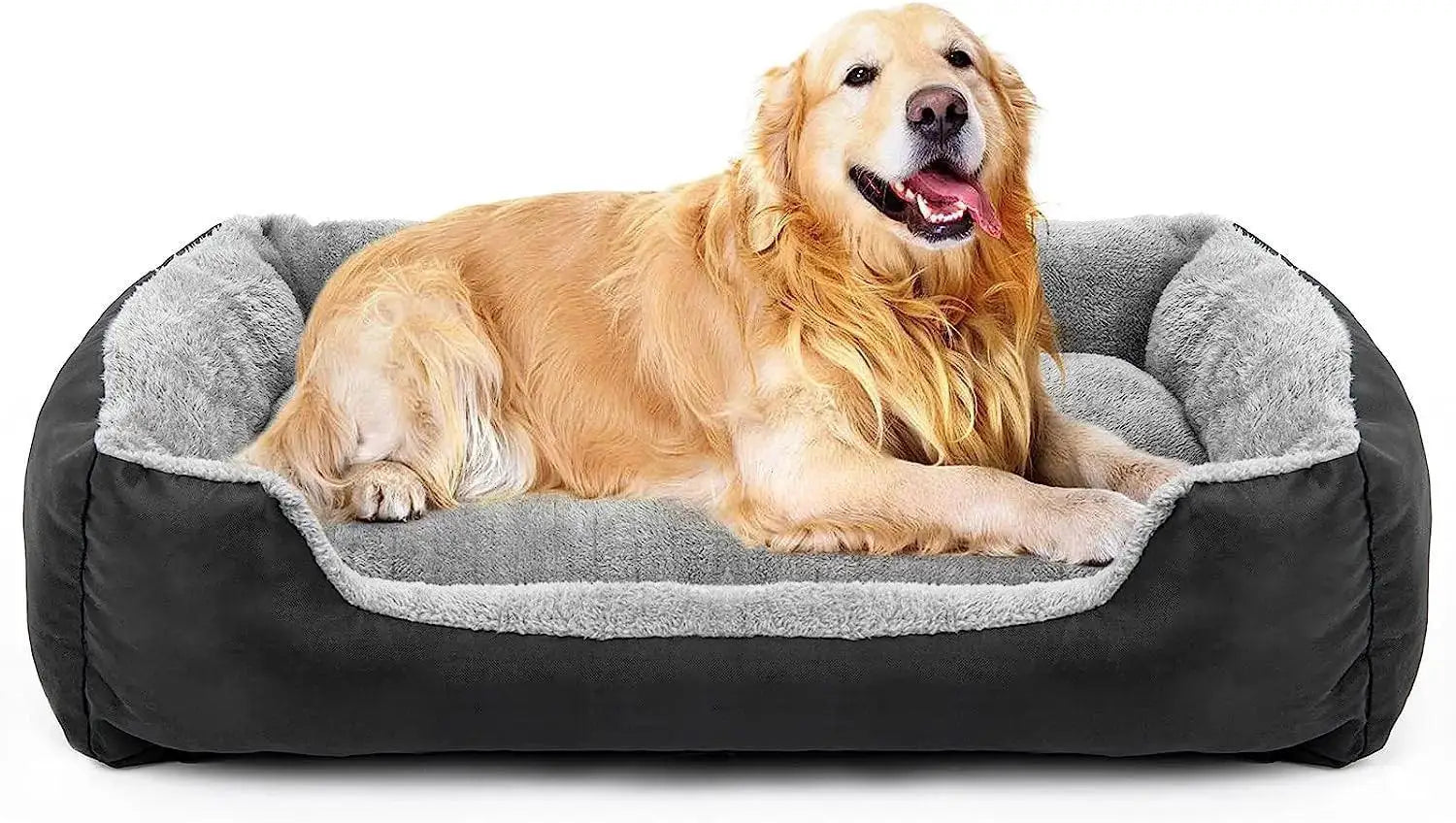 ATUBAN Large Washable Dog Bed for Comfortable Sleep