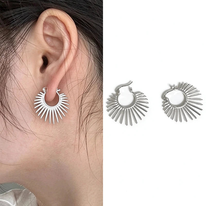 Sterling Silver Earrings Piercing Vintage
