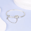 Cm Sterling Silver Pink Heart