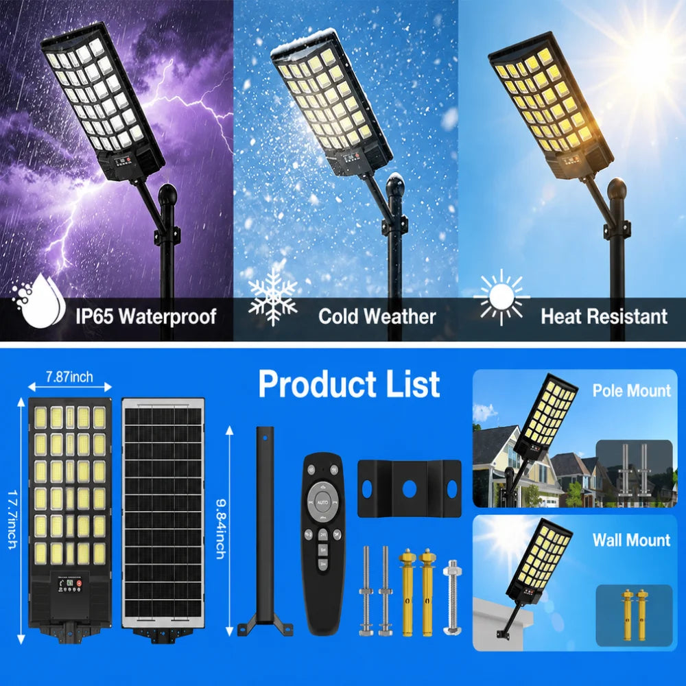 Waterproof Solar LED Flood Light — product view 7