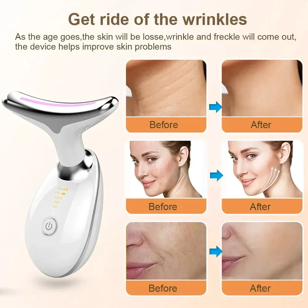 Face Neck Massager For Women Anti Aging Skin Care Device - OurLum.com