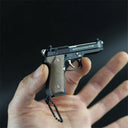 Beretta 92F Metal Keychain Toy Gun Miniature Pistol Gift
