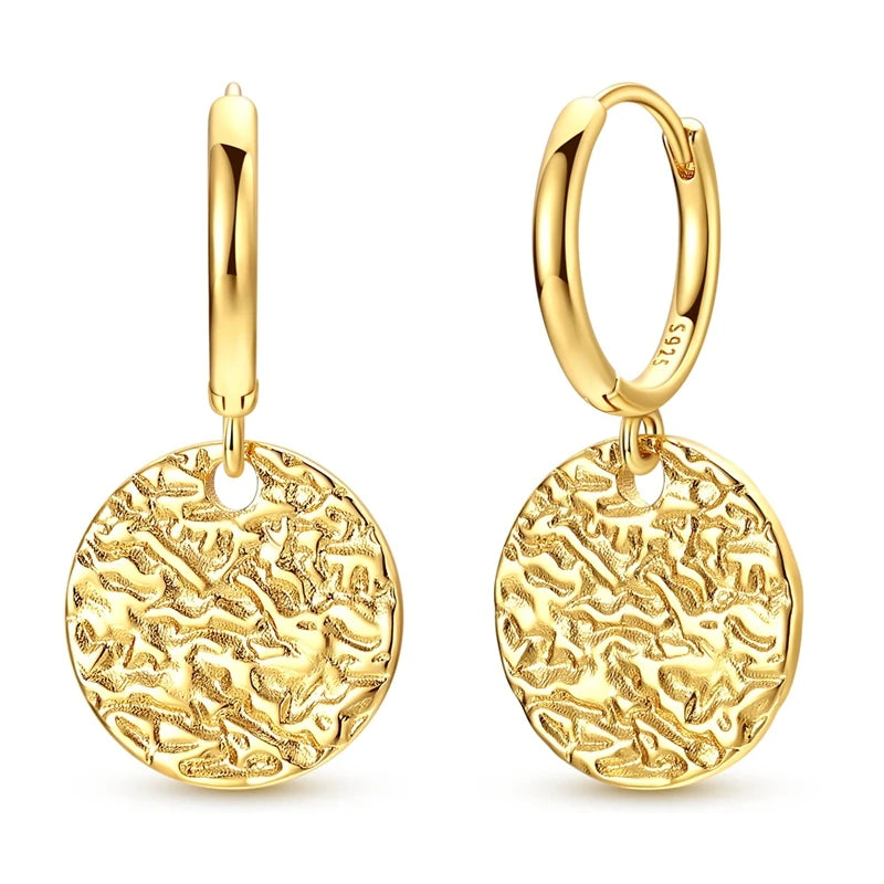 Mula Sterling Silver Golden Earrings