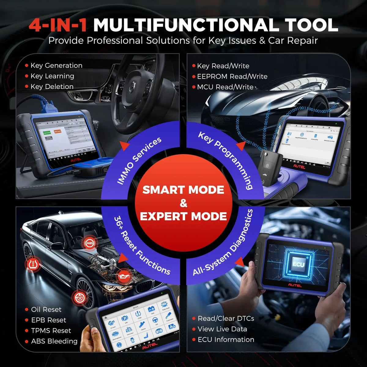 Autel MaxiIM Automotive Scanner IMMO Key Programming Diagnostic — product view 3