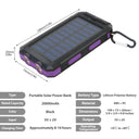 Solar Power Bank 20000mAh - High Capacity Camping