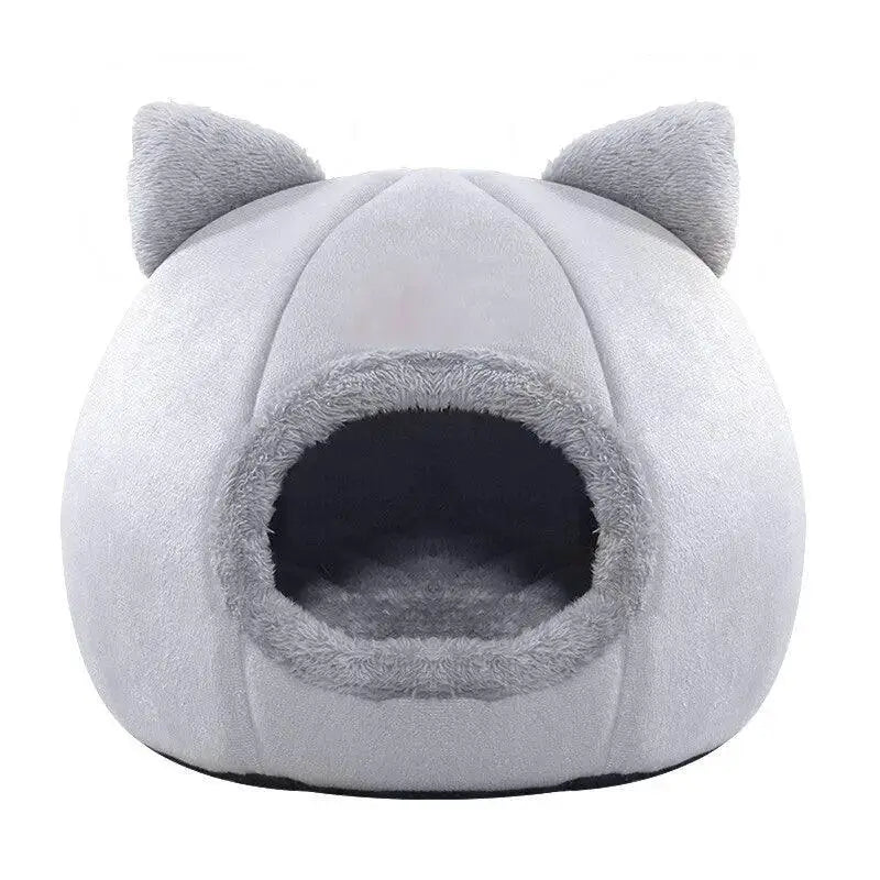 Cozy Selfwarming Cat Cave Bed for Small Pets and Cats
