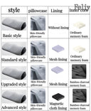 Orthopedic Memory Foam Leg Pillow for Side Sleepers Comfort