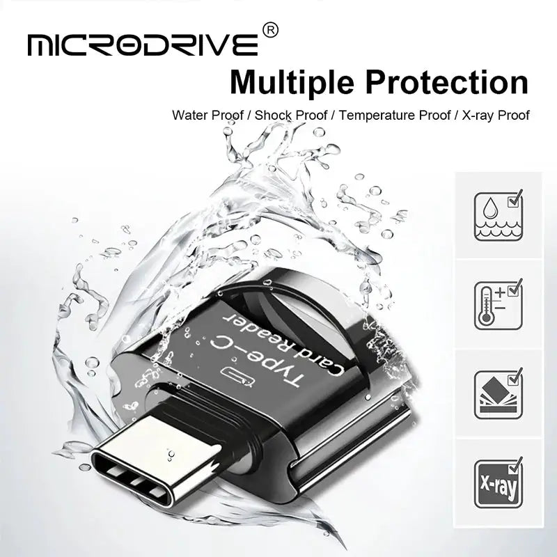Type C To Micro-SD TF Adapter OTG Smart Memory Card Reader For Samsung Huawei Xiaomi High Speed Mini TYPE-C Card Reader