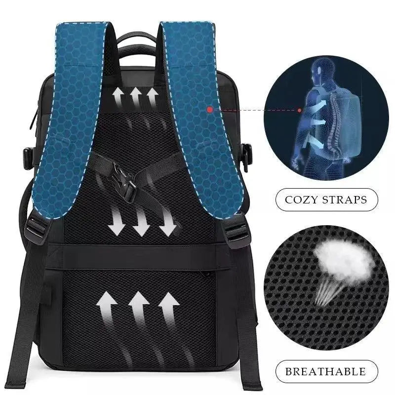 BANGE Waterproof Laptop Backpack 17 Inch Travel Bag