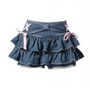 Comfy Denim Skirt For Summer Streetwear