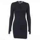 Women Bodycon Dress Night Out - Sleek