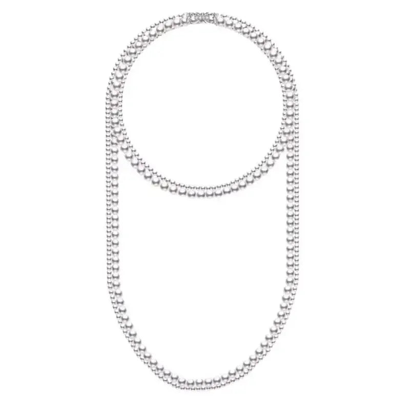 Luxury Double Layer Pearl Necklace Elegant Jewelry For Women