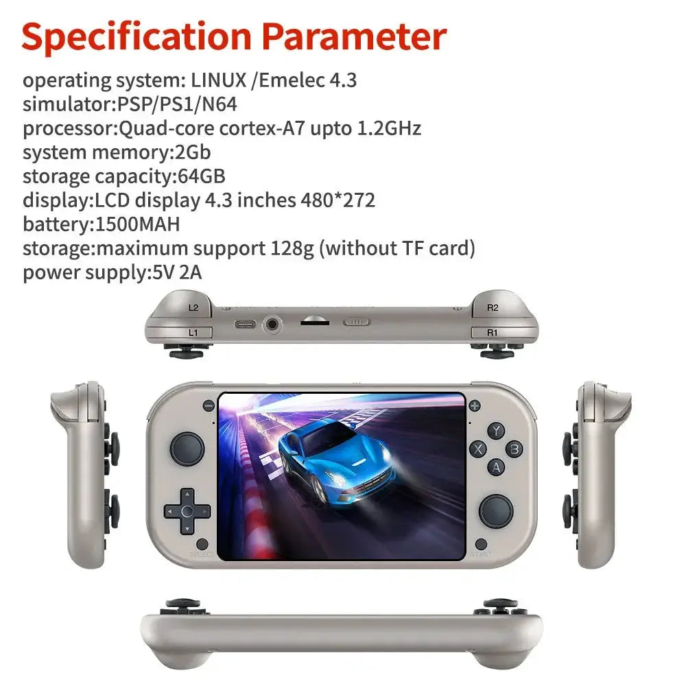 M17 Handheld Console 4.3 Inch LCD Retro Portable Video Game