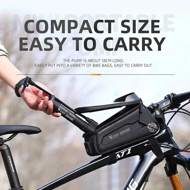 West Biking MTB Bicycle Pump 80 PSI Manual Air Pump - OurLum.com