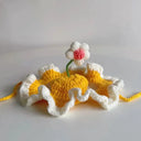 Cute Flower Cat Hat for Pet Cosplay