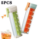 1/3/5PCS One-Handed Pressing Ice Moulds Easy Release 6 Compartments