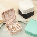 Portable Mini Jewelry Storage Box Travel Organizer Case