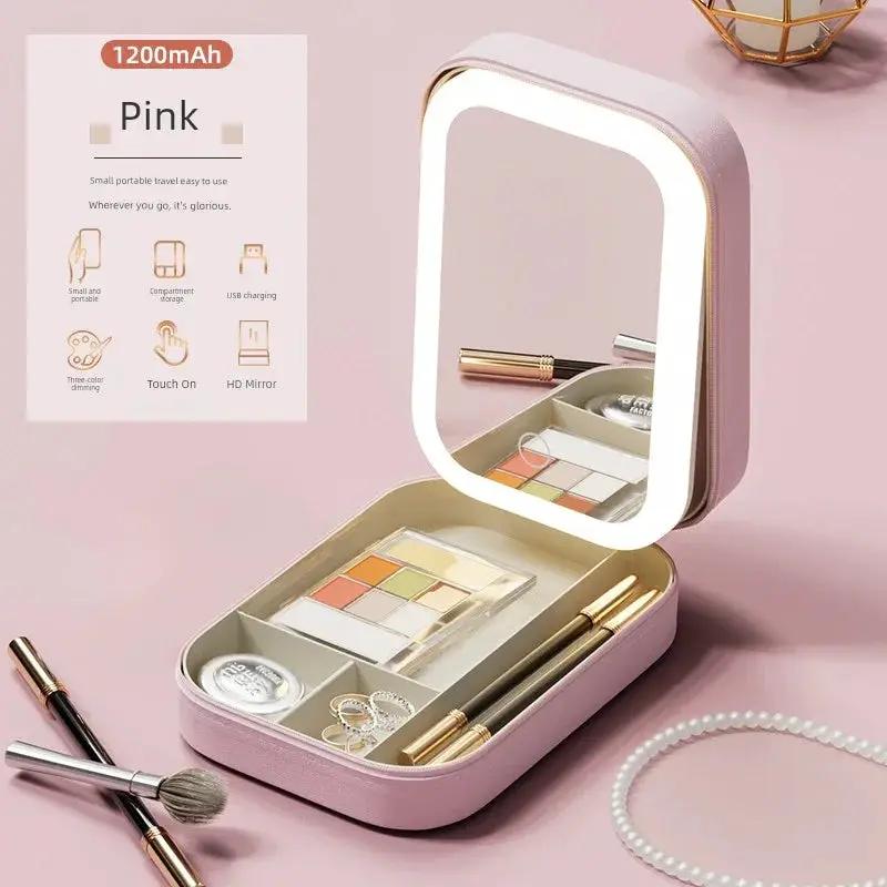 Travel Makeup Mirror With LED Light — product view 18