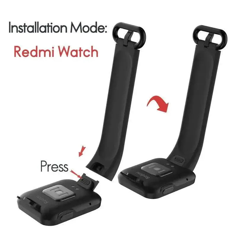 Stylish Silicone Strap For Xiaomi Redmi Watches Band