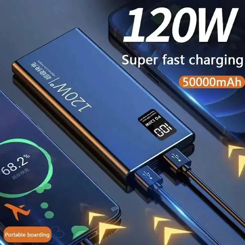 Supercharged Portable Power Bank High Capacity Fast Charger